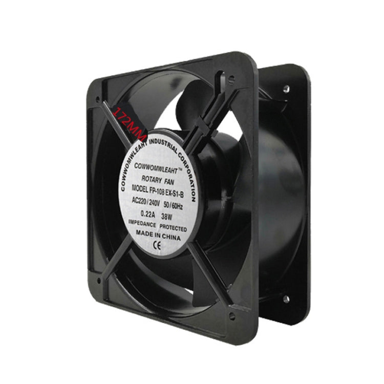 220V 38W 15cm Roller Chassis Electrical Cabinet Shaft Oil Bearing Fan