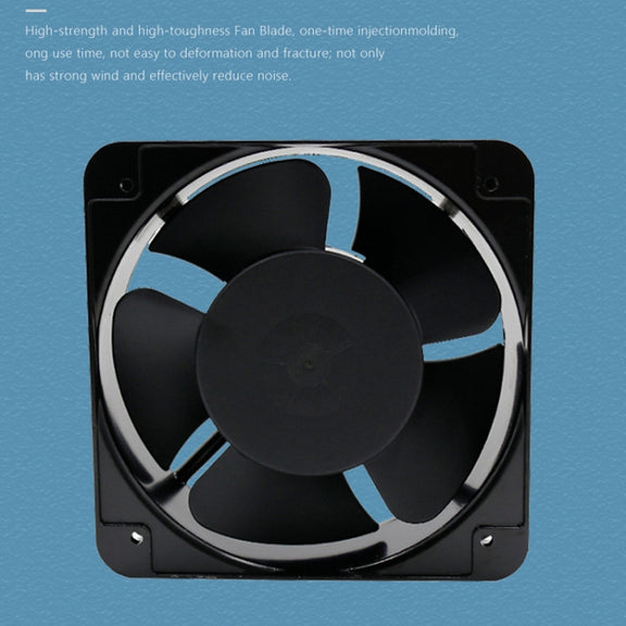 220V 38W 15cm Roller Chassis Electrical Cabinet Shaft Oil Bearing Fan