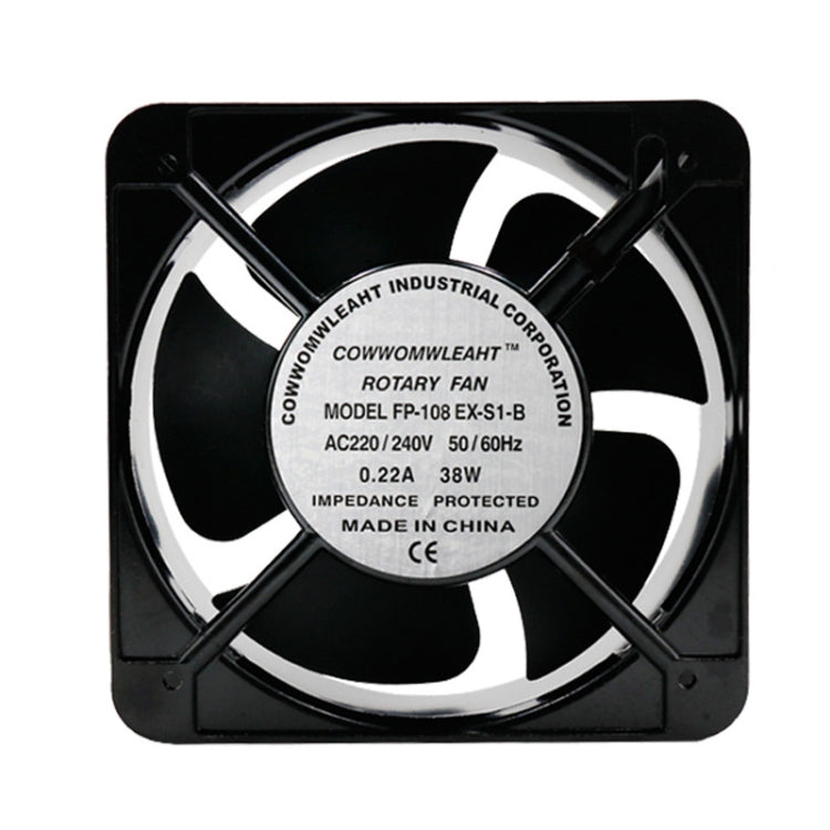 220V 38W 15cm Roller Chassis Electrical Cabinet Shaft Double Rolling Ball Bearing Fan - Fan Cooling by PMC TechLife | Online Shopping South Africa | PMC TechLife