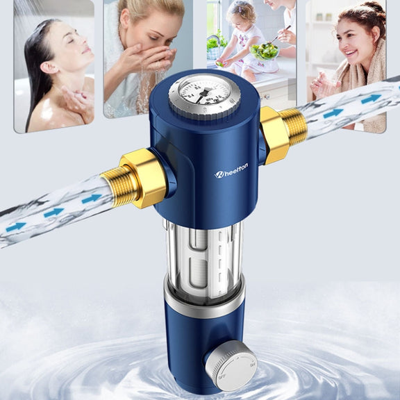 WHEELTON WHT-P0038 Home Whole House High Flow Pre-filter Automatic Rotating Central Water Purifier
