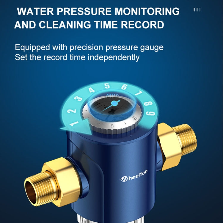 WHEELTON WHT-P0038 Home Whole House High Flow Pre-filter Automatic Rotating Central Water Purifier - free shipping - PMC Jewellery - Order now!