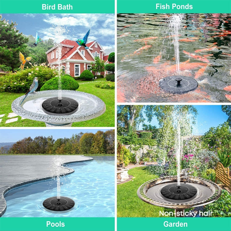 13cm  Solar Water Fountain Pool Outdoor Bird Bath Solar Powered Fountain Floating Water - Pumps by PMC TechLife | Online Shopping South Africa | PMC TechLife