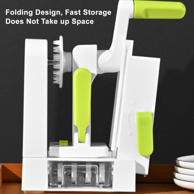 Grater Vegetable Potato Spiral Slicer Whirlwind Fruit Vegetable Spiral Machine, Color: White - Cutter & Peeler by PMC TechLife | Online Shopping South Africa | PMC TechLife