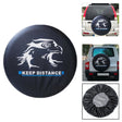14 inch PVC Faux Leather Spare Wheel Cover Rear Tire Protector - Window Foils & Solar Protection by PMC TechLife | Online Shopping South Africa | PMC TechLife | Buy Now Pay Later Mobicred