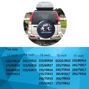 14 inch PVC Faux Leather Spare Wheel Cover Rear Tire Protector