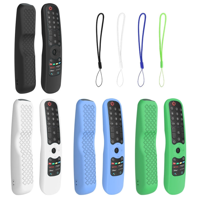 For LG AN-MR21GC / AN-MR21N / AN-MR21GA TV Remote Control Silicone Case(Luminous Blue) - Remote Control Covers by PMC TechLife | Online Shopping South Africa | PMC TechLife