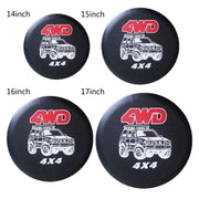 17 inch PVC Faux Leather Spare Wheel Cover Rear Tire Protector