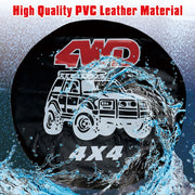 16 inch PVC Faux Leather Spare Wheel Cover Rear Tire Protector