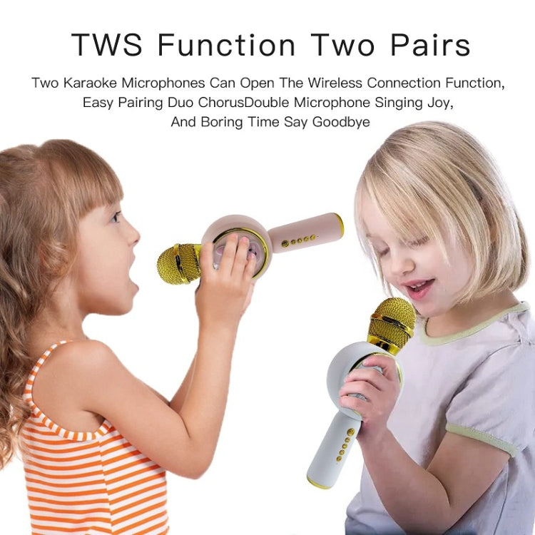 X6 Children Portable Bluetooth Light Microphone Audio All-in-One Machine(Pink) - Microphone by PMC TechLife | Online Shopping South Africa | PMC TechLife | Buy Now Pay Later Mobicred