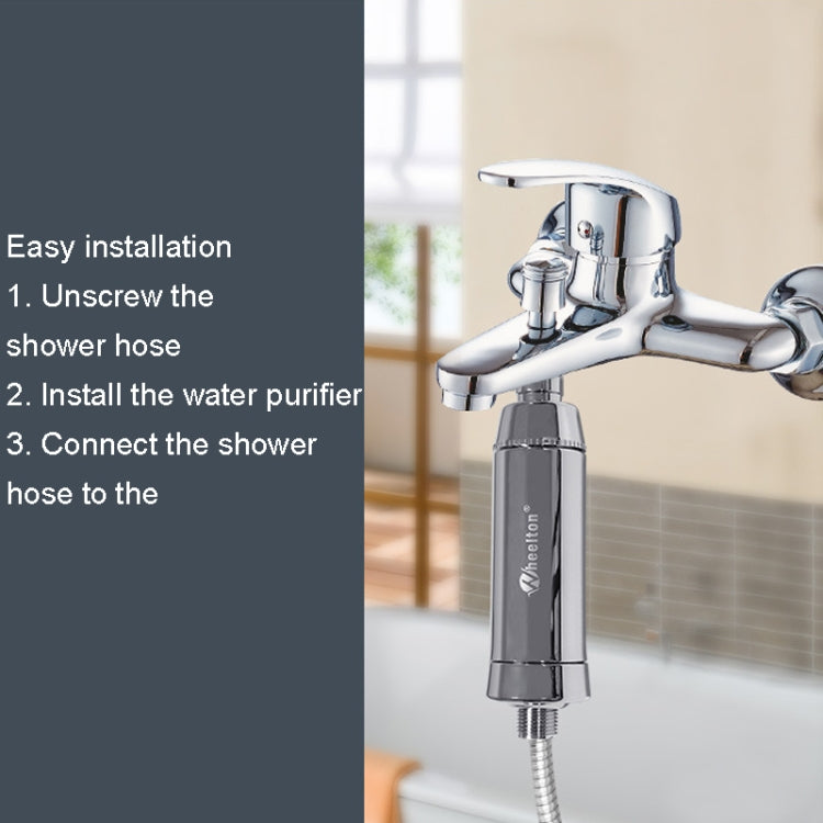 WHEELTON WHT-301 Home Bathing Water Purifier Bathroom Shower Filter - free shipping - PMC Jewellery - Order now!