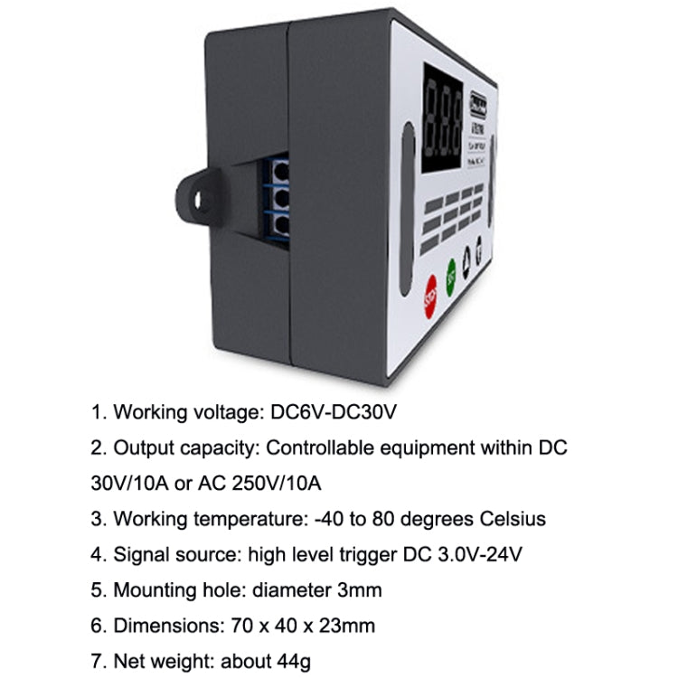Deek-Robot DDC-431 Timer Delay Relay Switch Digital LED Display Delay Controller - Relay Module by PMC TechLife | Online Shopping South Africa | PMC TechLife