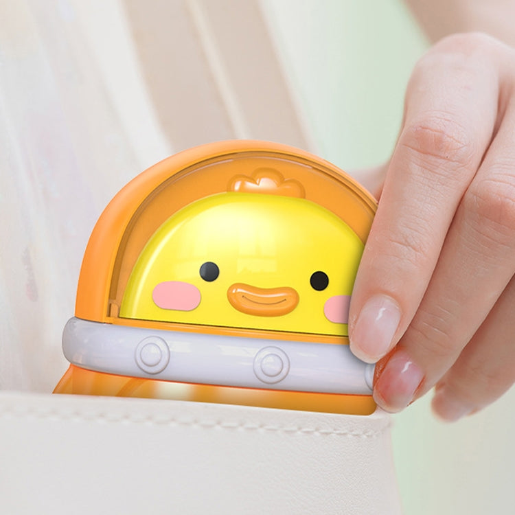 CS1327 Small USB Charging Cartoon Hanging Neck Fan Portable Leafless Silent Mini Fan(Duck) - Electric Fans by PMC TechLife | Online Shopping South Africa | PMC TechLife | Buy Now Pay Later Mobicred