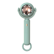 YL-005 Small Outdoor Handheld Fan with Carabiner Desktop Portable Mini Fan(Green)