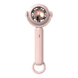 YL-005 Small Outdoor Handheld Fan with Carabiner Desktop Portable Mini Fan(Pink) - Electric Fans by PMC TechLife | Online Shopping South Africa | PMC TechLife | Buy Now Pay Later Mobicred