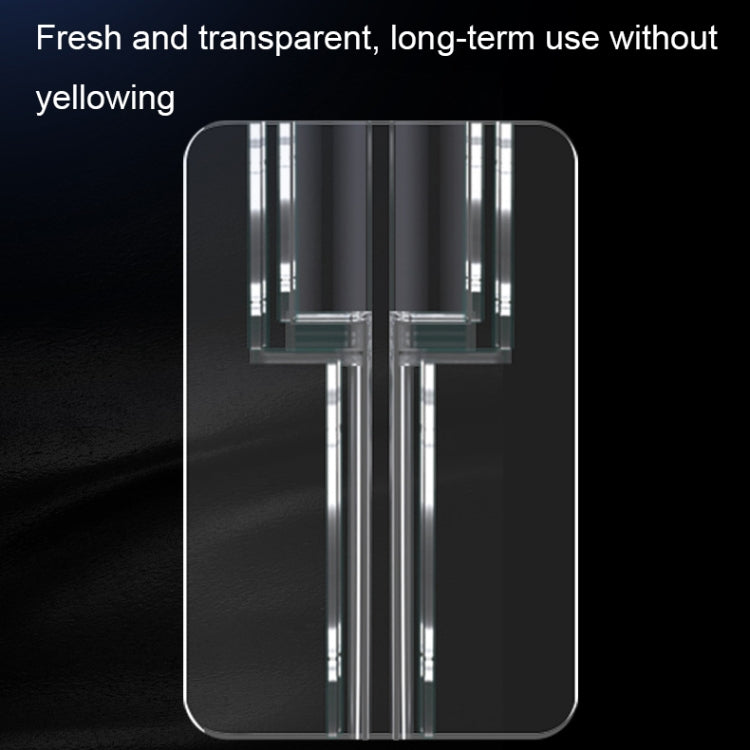 10pcs Square Transparent Data Cable Protective Sleeve Durable Break-Resistant Cable Winder(Micro USB)