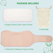 Waist+Neck Support Leak-proof Care Aid Package Sleep Conditioning Aids(Khaki)