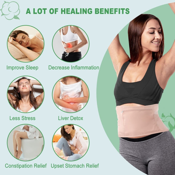 Waist+Neck Support Leak-proof Care Aid Package Sleep Conditioning Aids(White)