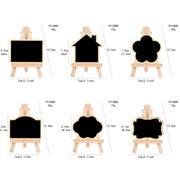 Small Party Shop Message Blackboard Ornaments Pine Tripod Decorative Message Board(Big Wave)