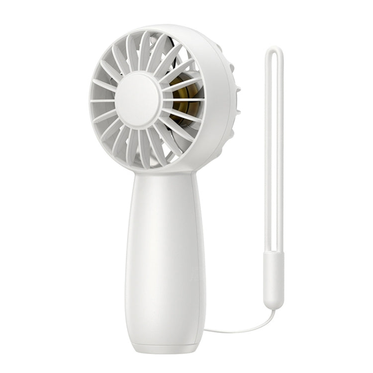 USB Outdoor Mini Handheld Brushless Motor Fan, Style: 1500mAh(White) - Electric Fans by PMC TechLife | Online Shopping South Africa | PMC TechLife
