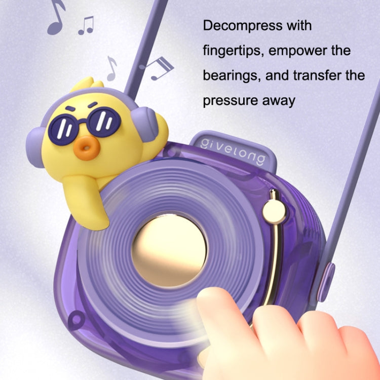 GL120-123 Hanging Neck Fan Summer Handheld USB Portable Mini Fan(Blue)