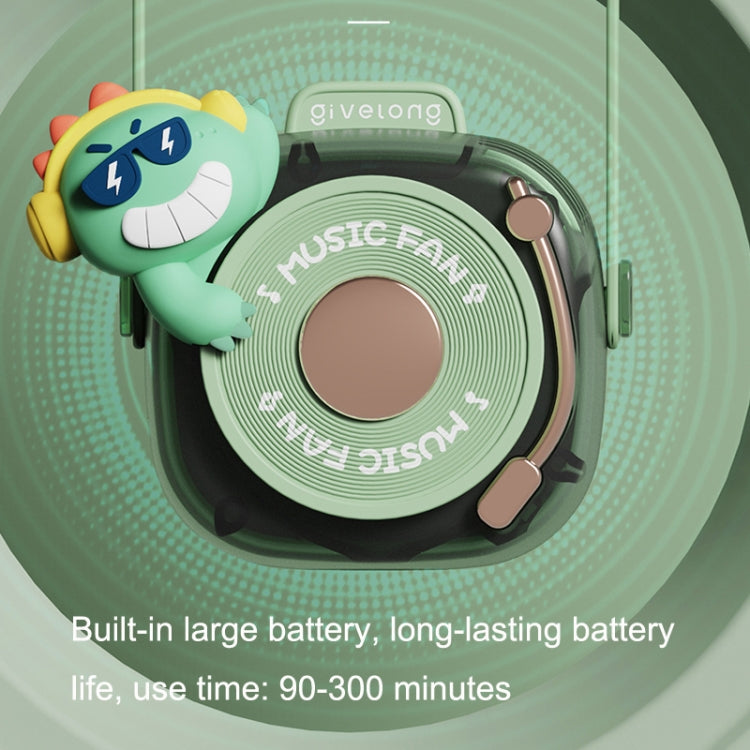 GL120-123 Hanging Neck Fan Summer Handheld USB Portable Mini Fan(Purple) - Electric Fans by PMC TechLife | Online Shopping South Africa | PMC TechLife | Buy Now Pay Later Mobicred