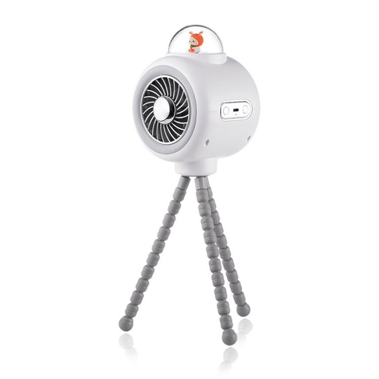 Baby Stroller Fan Home Mute Outdoor Cooling Portable Rabbit Octopus Fan Without Shake Head (White) - Electric Fans by PMC TechLife | Online Shopping South Africa | PMC TechLife | Buy Now Pay Later Mobicred