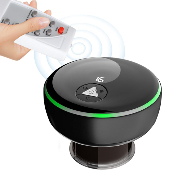 Intelligent Cupper With Breathing Light Electric Heated Scraping Instrument Meridian Unblocking Massage Instrument(Black) - free shipping - PMC TechLife - Order now!