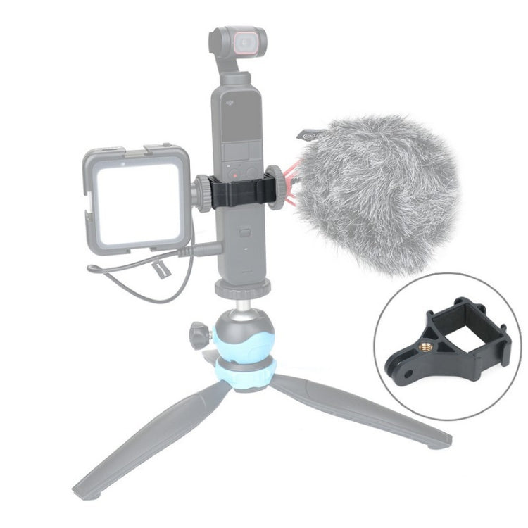 Bracket+Adapter RCSTQ for DJI Pocket 2 Expansion Adapter Holder Camera Fixed Connection Accessories - Mount & Holder by RCSTQ | Online Shopping South Africa | PMC TechLife | Buy Now Pay Later Mobicred