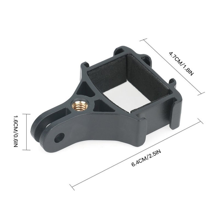Black RCSTQ for DJI Pocket 2 Expansion Adapter Holder Camera Fixed Connection Accessories - Mount & Holder by RCSTQ | Online Shopping South Africa | PMC TechLife | Buy Now Pay Later Mobicred
