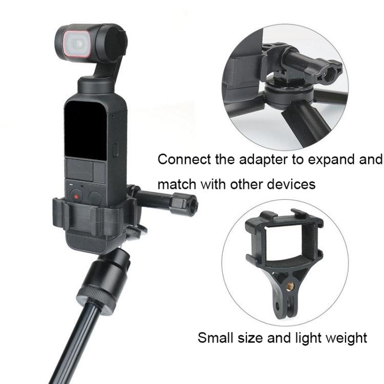Bracket+Adapter RCSTQ for DJI Pocket 2 Expansion Adapter Holder Camera Fixed Connection Accessories - Mount & Holder by RCSTQ | Online Shopping South Africa | PMC TechLife | Buy Now Pay Later Mobicred