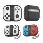 For AirPods Pro 2 AhaStyle PT-JY08 Split Silicone Cartoon Earphone Protective Case(Blue And Red)