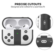 For AirPods Pro 2 AhaStyle PT-JY08 Split Silicone Cartoon Earphone Protective Case(Blue And Red)