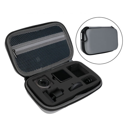 For DJI Action 2 RCSTQ Action Camera Hard Case Accessory Bag(Silver Gray) - Case & Bags by RCSTQ | Online Shopping South Africa | PMC Jewellery | Buy Now Pay Later Mobicred