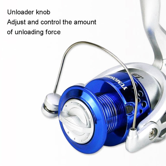 YUMOSHI SA Series Spinning Reel Plastic Head Fishing Reel Fishing Rod Reel, Specification: SA1000