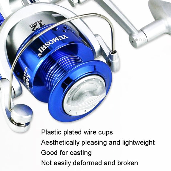 YUMOSHI SA Series Spinning Reel Plastic Head Fishing Reel Fishing Rod Reel, Specification: SA1000