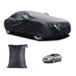 190T Silver Coated Cloth Car Rain Sun Protection Car Cover with Reflective Strip, Size: L - free shipping - PMC TechLife - Order now!