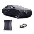 190T Silver Coated Cloth Car Rain Sun Protection Car Cover with Reflective Strip, Size: Y-L - PE Material by PMC TechLife | Online Shopping South Africa | PMC TechLife | Buy Now Pay Later Mobicred