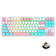 Ajazz K870T Pro 87 Keys Three Mode Wireless/Bluetooth/Wired Pluggable RGB Mechanical Keyboard Tea Shaft (White) - free shipping - PMC TechLife - Order now!