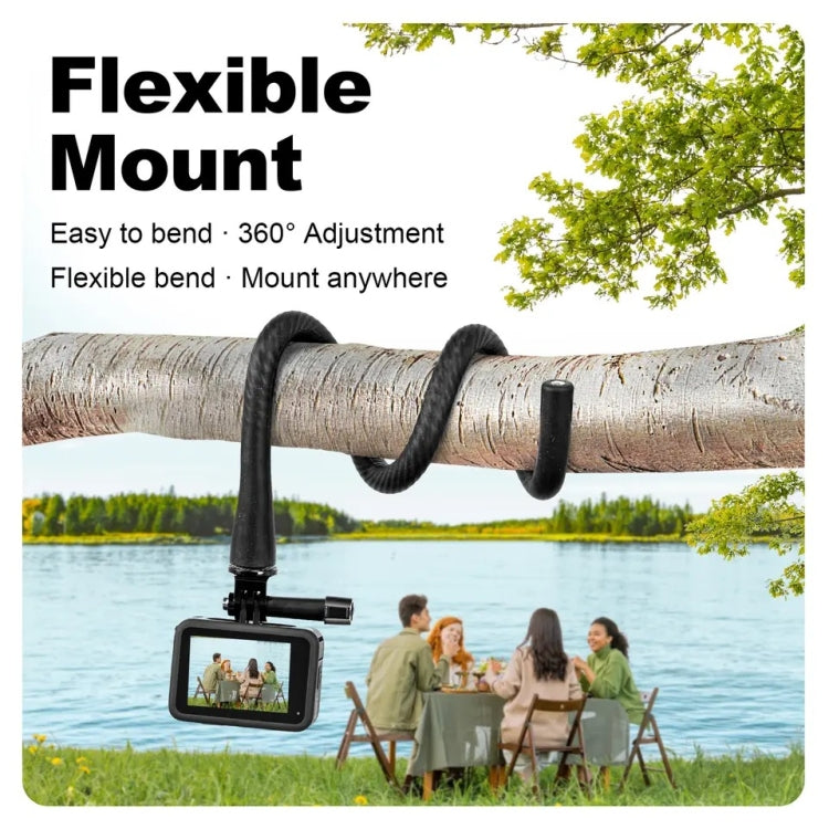TELESIN Flexible Mount Bracket Octopus Tripod For Mini Action Camera and Mobile Phone,Spec: With Phone Clip Kit - Holder by TELESIN | Online Shopping South Africa | PMC TechLife | Buy Now Pay Later Mobicred