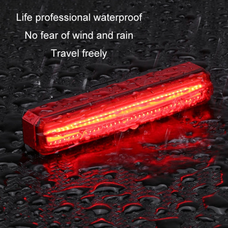 Bicycle Tail Light USB Rechargeable Waterproof Night Riding Warning Light(Red) - Taillights by PMC TechLife | Online Shopping South Africa | PMC TechLife | Buy Now Pay Later Mobicred