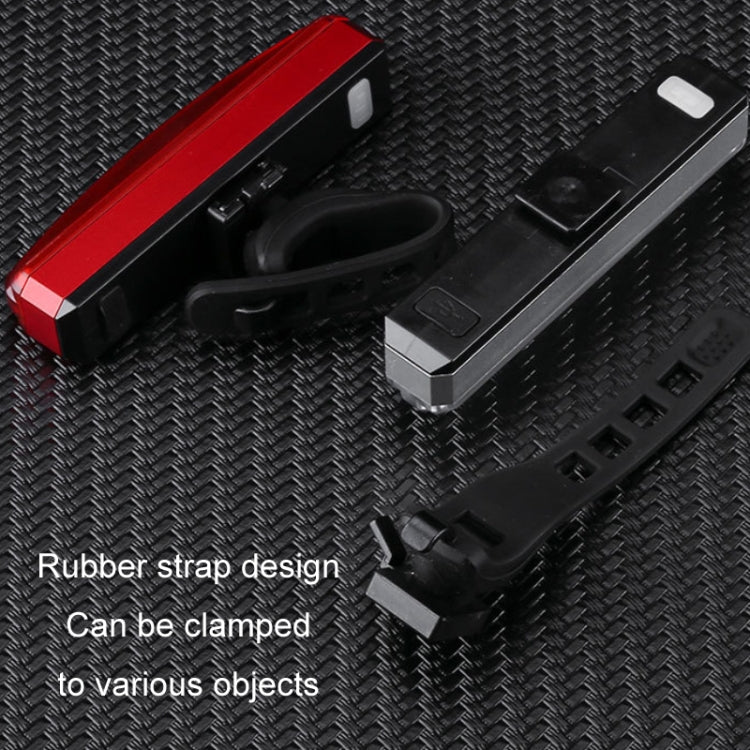 Bicycle Tail Light USB Rechargeable Waterproof Night Riding Warning Light(Red) - Taillights by PMC TechLife | Online Shopping South Africa | PMC TechLife | Buy Now Pay Later Mobicred