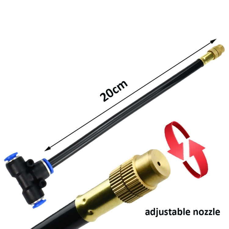 5m Kit Brass Misting Nozzles Bend Arbitrarily Atomized Sprayer Garden Irrigation