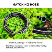 30m Kit Brass Misting Nozzles Bend Arbitrarily Atomized Sprayer Garden Irrigation