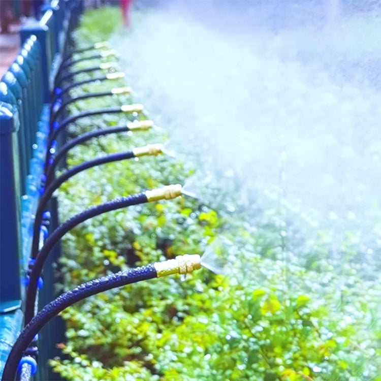 25m Kit Brass Misting Nozzles Bend Arbitrarily Atomized Sprayer Garden Irrigation - Watering & Irrigation by PMc TechLife | Online Shopping South Africa | PMc TechLife | Buy Now Pay Later Mobicred