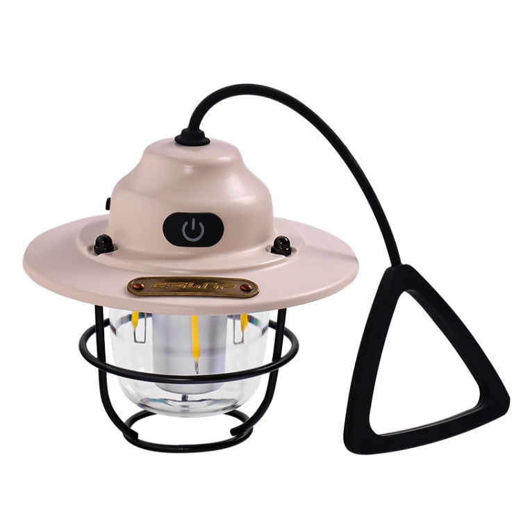 Outdoor Lighting Camping Light USB Rechargeable Horse Lantern(Apricot) - Camping Lighting by PMc TechLife | Online Shopping South Africa | PMc TechLife | Buy Now Pay Later Mobicred