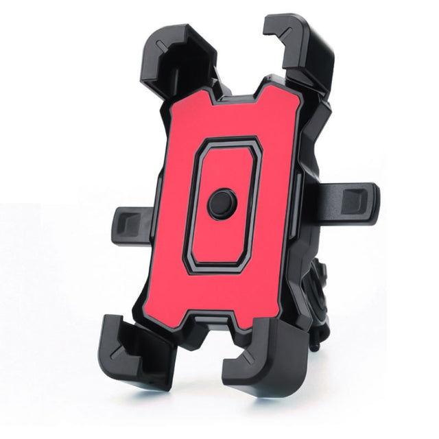 Electric Bike Motorcycle Bicycle Riding Shockproof Navigation Bracket, Color: Red For Handlebar