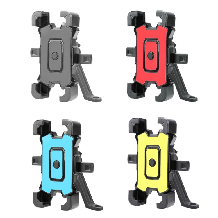 Electric Bike Motorcycle Bicycle Riding Shockproof Navigation Bracket, Color: Yellow For Rearview Mirror - Holders by PMC TechLife | Online Shopping South Africa | PMC TechLife | Buy Now Pay Later Mobicred