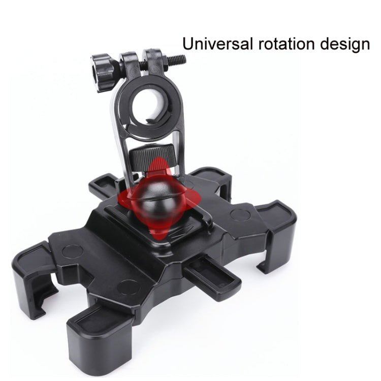 Electric Bike Motorcycle Bicycle Riding Shockproof Navigation Bracket, Color: Black For Rearview Mirror - Holders by PMC TechLife | Online Shopping South Africa | PMC TechLife | Buy Now Pay Later Mobicred