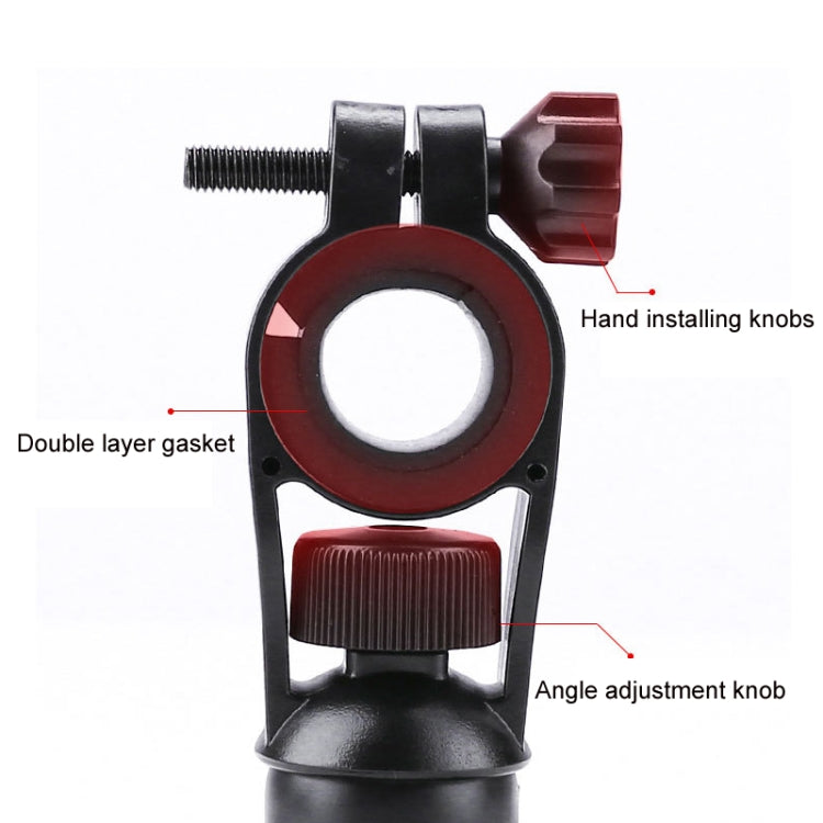 Electric Bike Motorcycle Bicycle Riding Shockproof Navigation Bracket, Color: Yellow For Rearview Mirror - Holders by PMC TechLife | Online Shopping South Africa | PMC TechLife | Buy Now Pay Later Mobicred