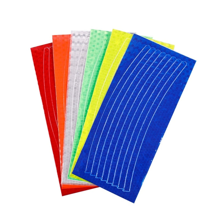 10pcs Reflective Stickers For Bicycle Rims Riding Equipment Accessories(Yellow) - Decorative Accessories by PMC TechLife | Online Shopping South Africa | PMC TechLife | Buy Now Pay Later Mobicred